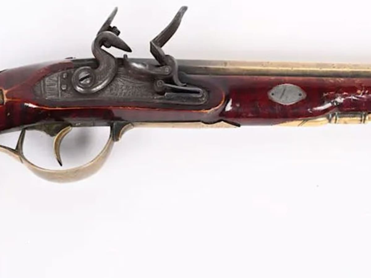 Lot - Antique Flintlock Pistol with Accessories