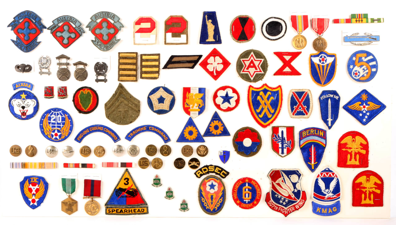 Wwii army deals patches identification