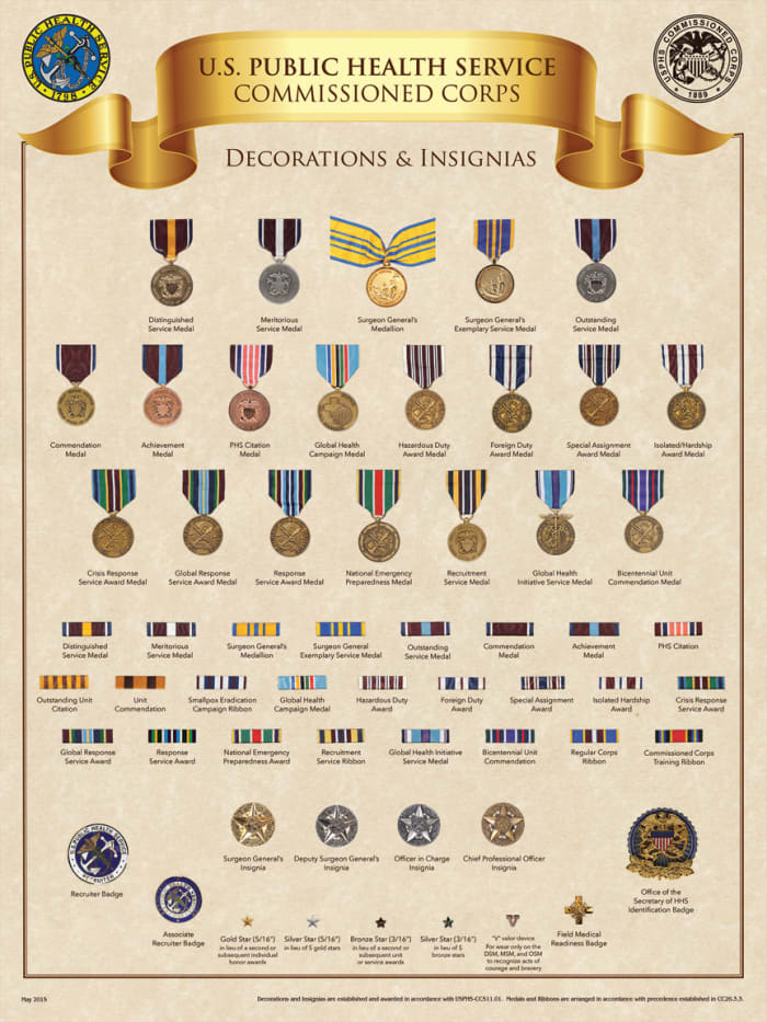 Medals of the US Public Health Service Commissioned Corps - Military ...