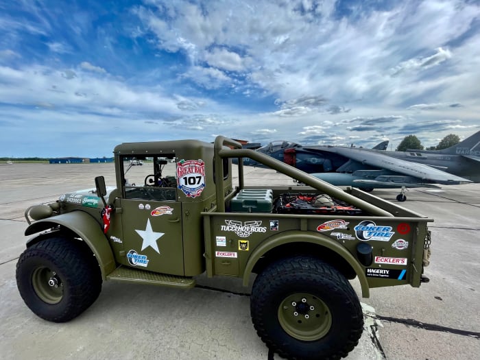 Vintage Military Dodge M37 Takes 5th In Class In The 2021 2300 Mile