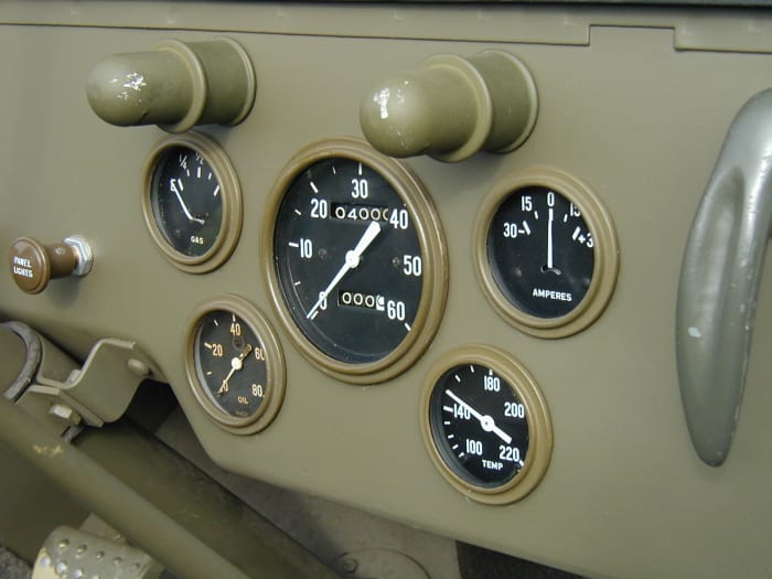 Details for an accurate WWII Willys 