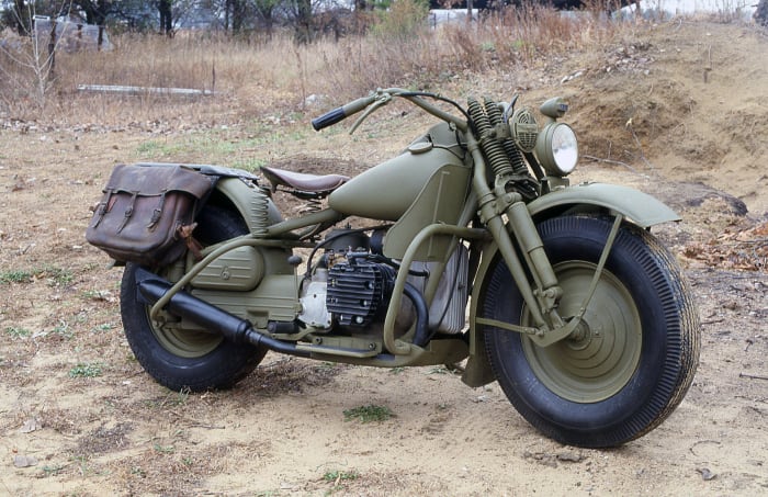 Military Vehicle Spotlight: 1942 Harley-Davidson XA - Military Trader ...