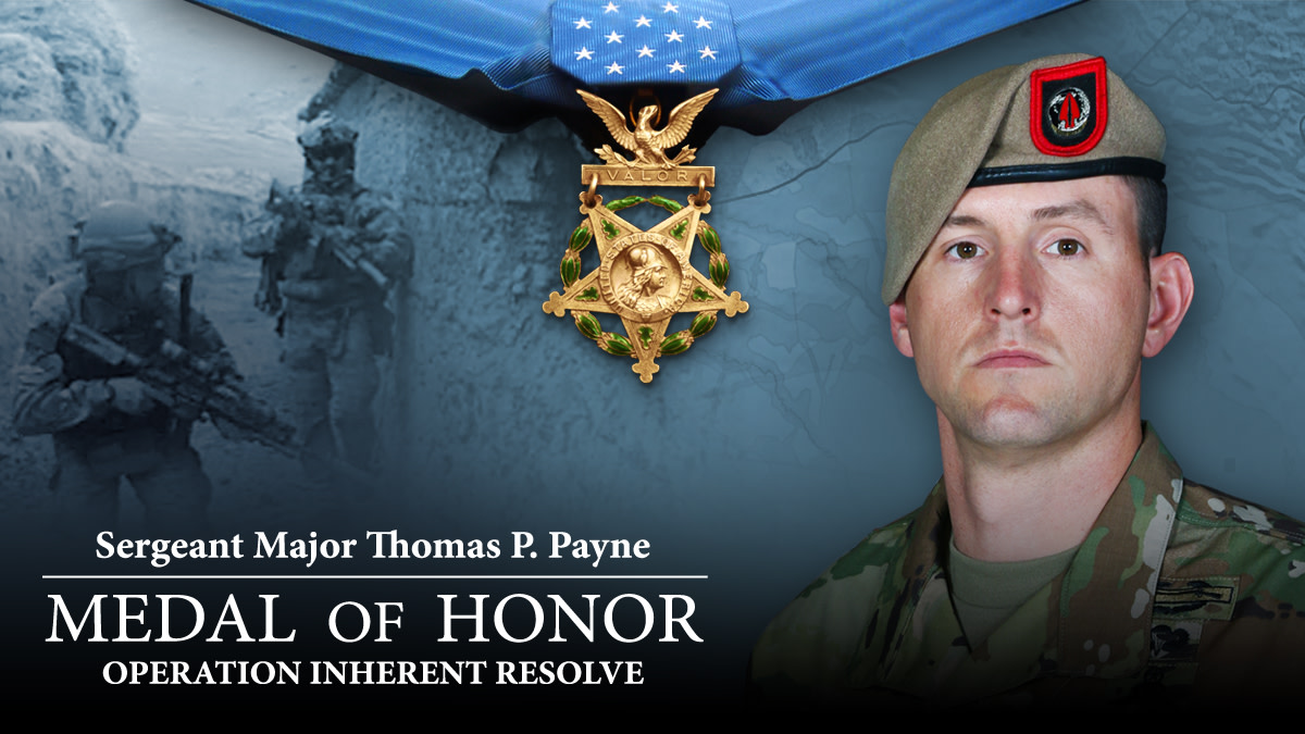 Sgt Maj Thomas P Payne Receives Medal Of Honor Military Tradervehicles