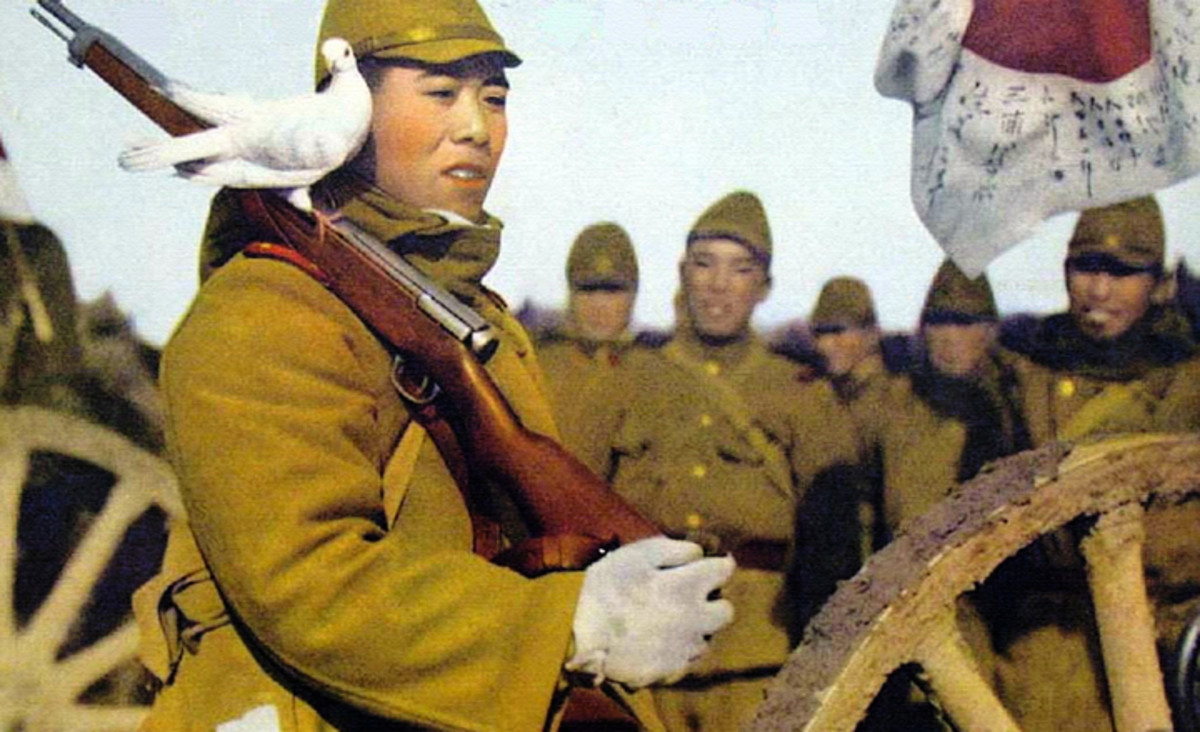 Японский солдат с Арисакой