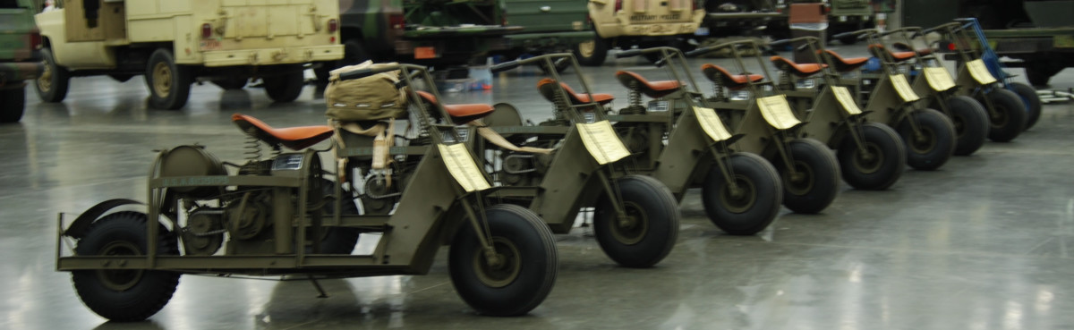 Bicycles, scooters, motorcycles, hand carts: Military Vehicles Smaller ...