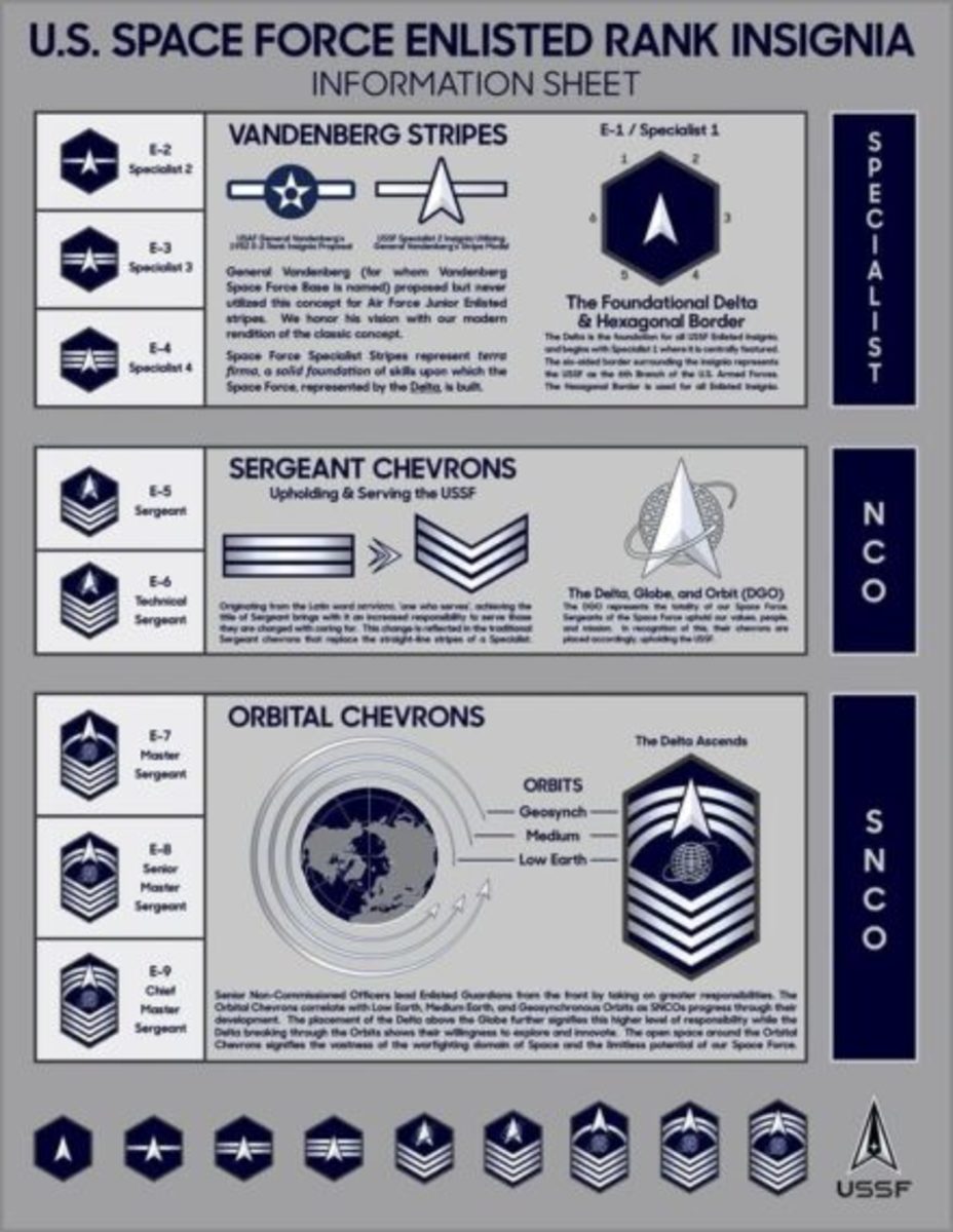 United States Space Force Reveals New Rank Insignia Military Trader