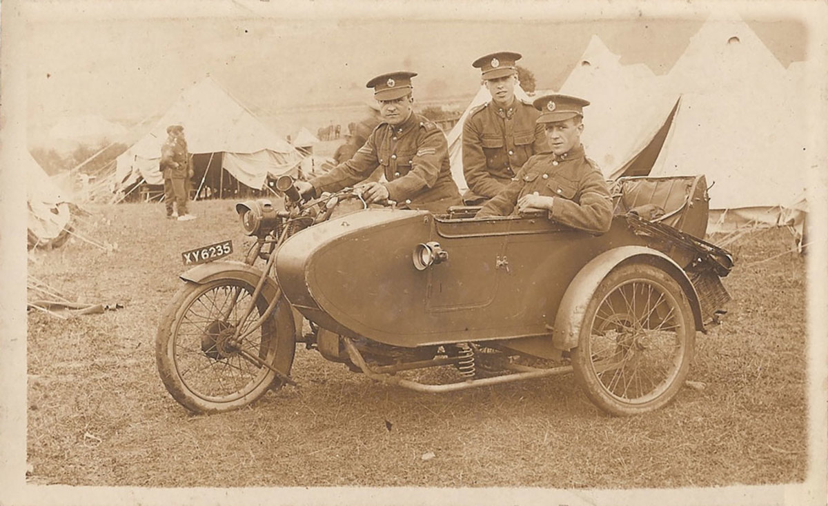 A look at the British bikes from WWI - Military Trader/Vehicles