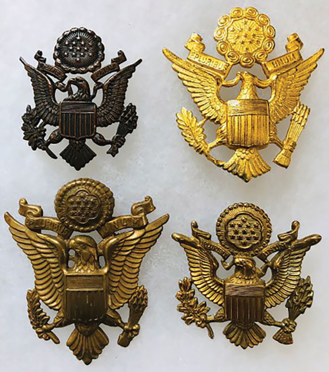 Sold at Auction: US Forces Shoulder Patch & Cap Badge Pins